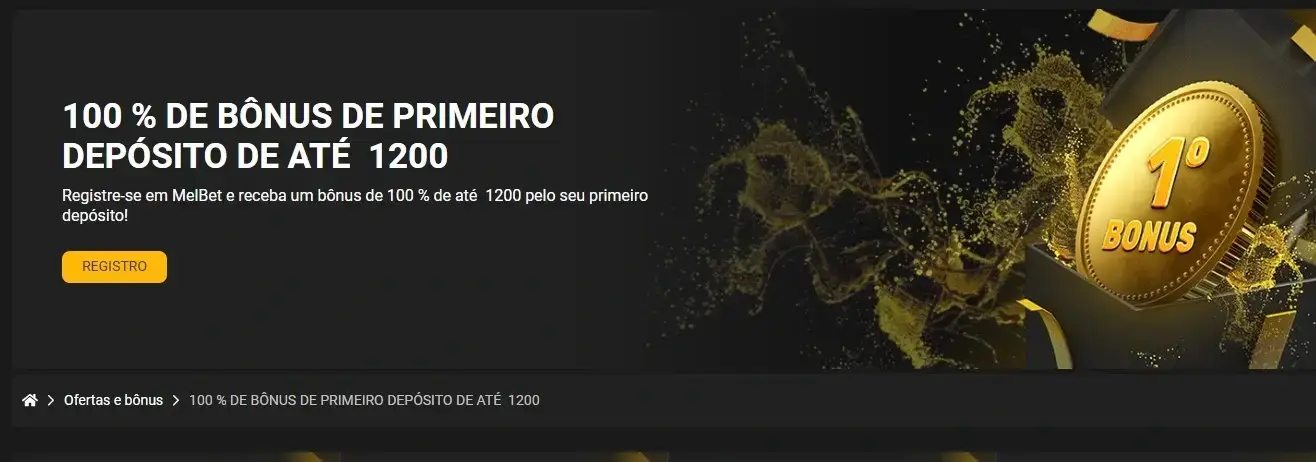 Bônus de primeiro depósito